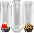 6 Oz Clear Mini Plastic Dessert Bowls Disposable Serving Bowls | Premium Hard by JoyServe