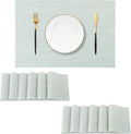 Leetaltree Mint Cream Placemats Set of 12 by Leetaltree-ArtatEveryTable