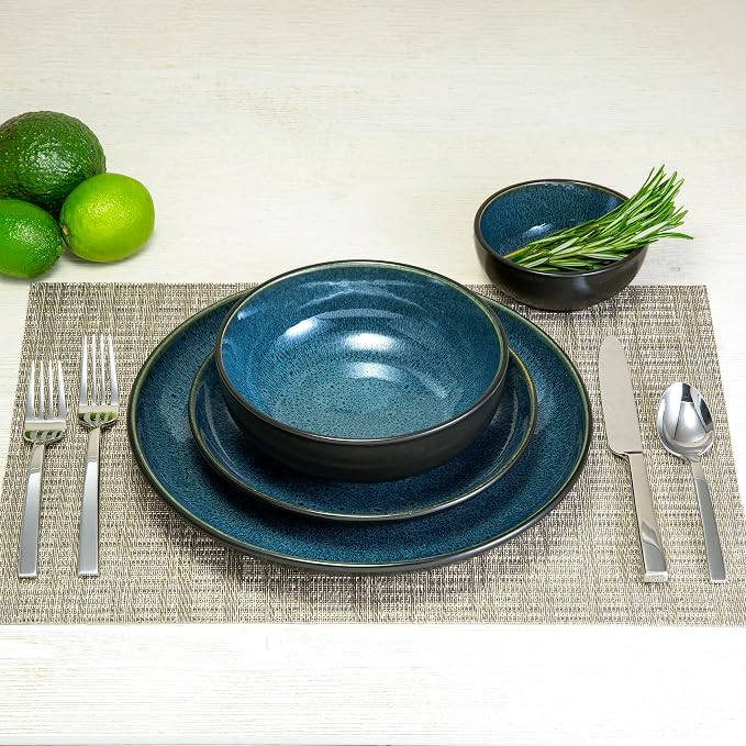 Sango 16-Piece Stoneware Dinnerware Set - Image 3