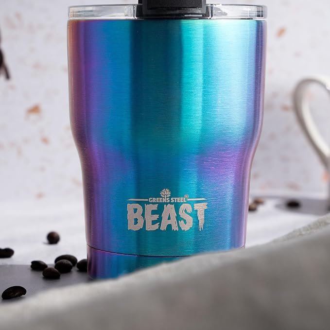 Beast 10 oz Tumbler Stainless Steel Vacuum Insulated Coffee Ice Cup Double Wall - Image 5