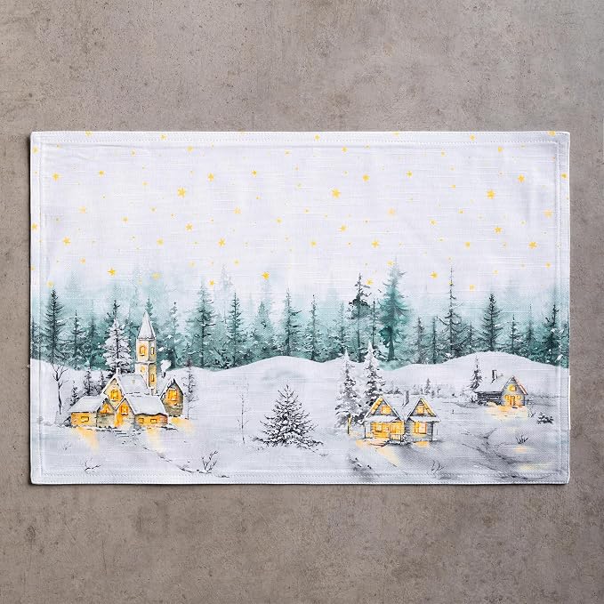 Maison d' Hermine Placemats Set of 4 Reusable 100% Cotton | Cloth Place Mats - Image 8