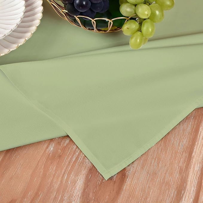 MEANMOY Sage Green Table Runner 72 Inches Long Waterproof Table Runners | - Image 5