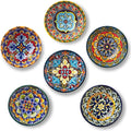 vancasso SIMI 2.7 Oz Ceramic Dipping Bowls Set of 6, Bohemian Sauce Bowls | by vancasso