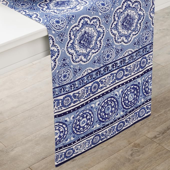 Maison d' Hermine Table Runner 100% Cotton 14.50" x 72" | Table Runners 72 - Image 9