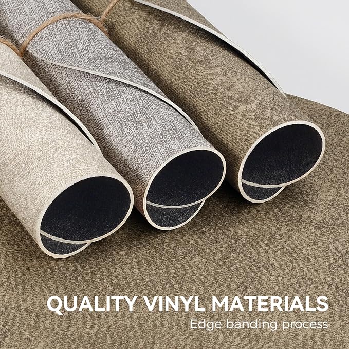 NCUE 13" Faux Leather Round Placemats Set of 4, Reversible Dual-Color | - Image 5