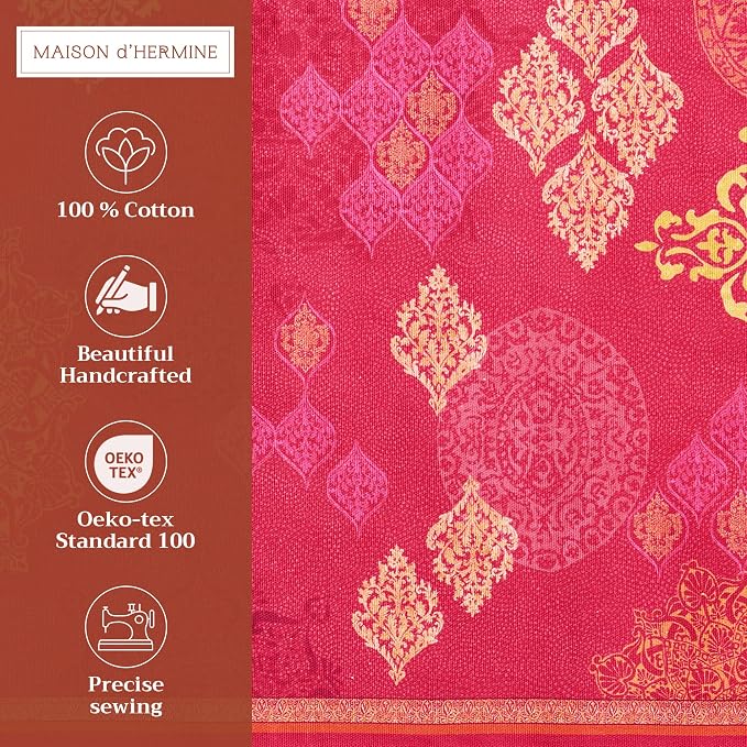 Maison d' Hermine Placemats Set of 4 Reusable 100% Cotton | Cloth Place Mats - Image 2