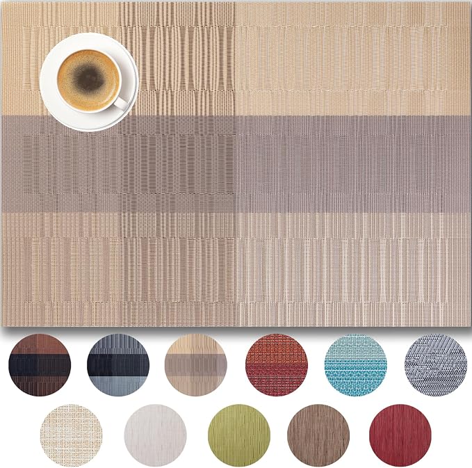 Placemats Set of 6 by Unknown