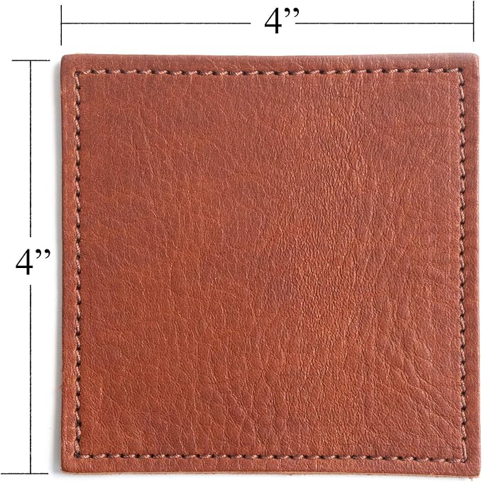 American Made Leather Coasters - Image 5