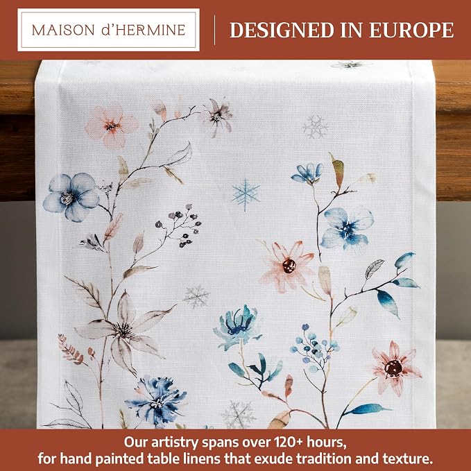 Maison d' Hermine Table Runner 100% Cotton 14.50" x 90" | Table Runners 90 - Image 2