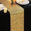 Snowkingdom 2 Pcs Gold Table Runner 11x 108 Inch Thin Mesh Sparkle Glitter by Snowkingdom