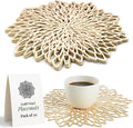 Juvale 20-Pack Gold Vinyl Placemats by Juvale