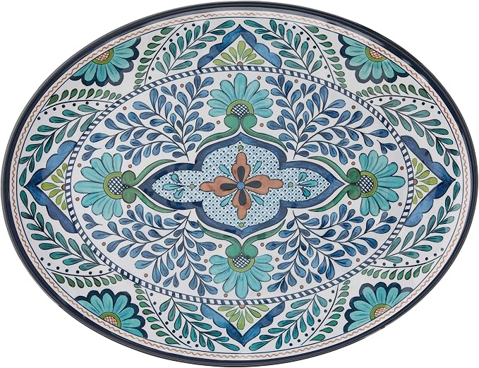 Certified International Talavera Melamine 18" x 13.5" Oval Platter by CERTIFIEDINTERNATIONAL