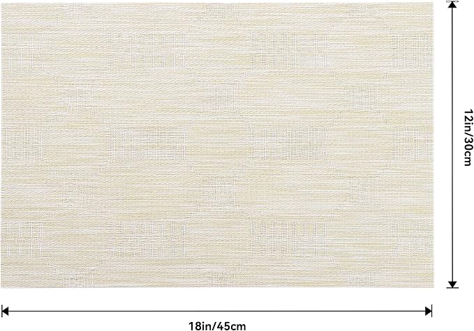Leetaltree Wheat Placemats Set of 8 - Image 9