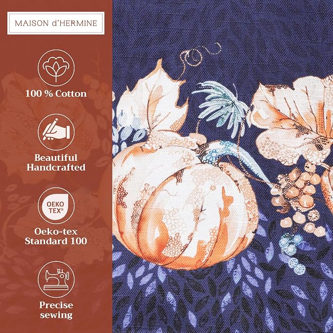Maison d' Hermine Placemats Set of 4 Reusable 100% Cotton | Cloth Place Mats - Image 2