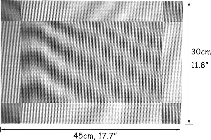 Table Placemats Dining Table Place Mats Set of 6 Heat Resistant Insulation - Image 6