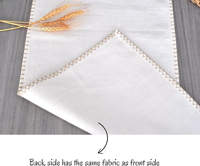 Coffee Table Runner 14 x 36 inch Short Table Runner - Image 3