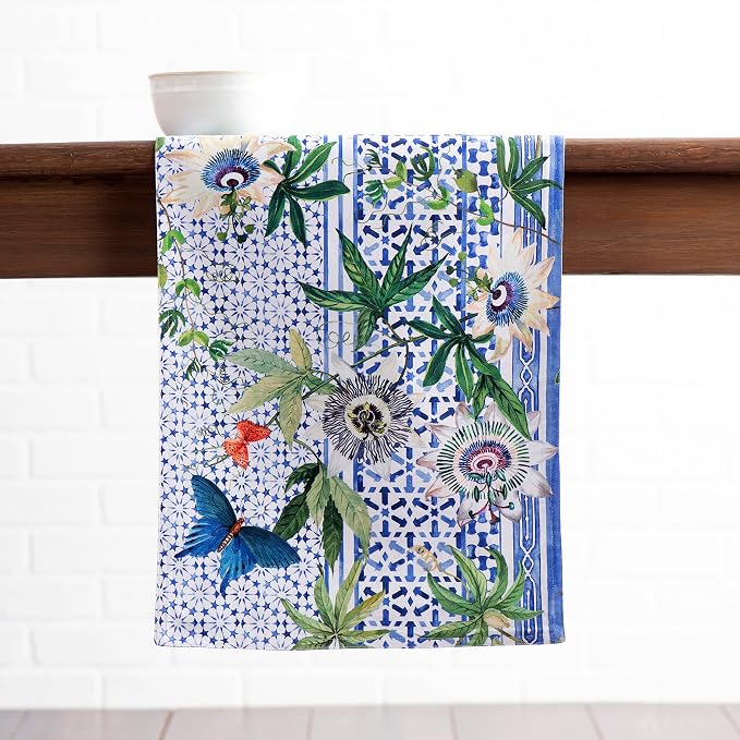 Maison d' Hermine Table Runner 100% Cotton 14.50" x 108" | Table Runners 108 - Image 9