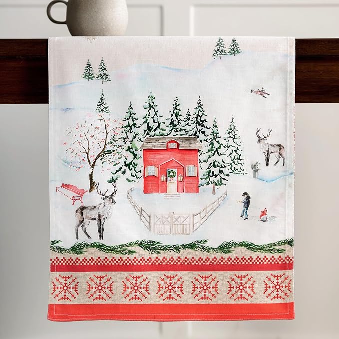 Maison d' Hermine Table Runner 100% Cotton 14.50" x 72" | Table Runners 72 - Image 8