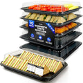 10 Pack Catering Trays with Lids – 15" Serving Tray with Lid, Heavy Duty by Unknown