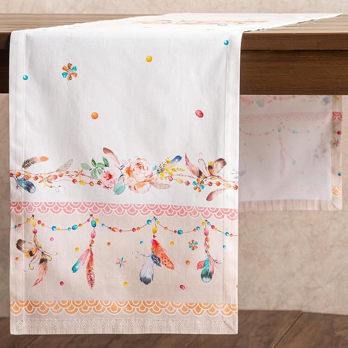 Maison d' Hermine Table Runner 100% Cotton 14.50" x 72" | Table Runners 72 - Image 8