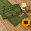 Keketoarrange Boho Macrame Table Runner 12x90 Inch | Woven Burlap Rustic Runner by KEKETOARRANGE