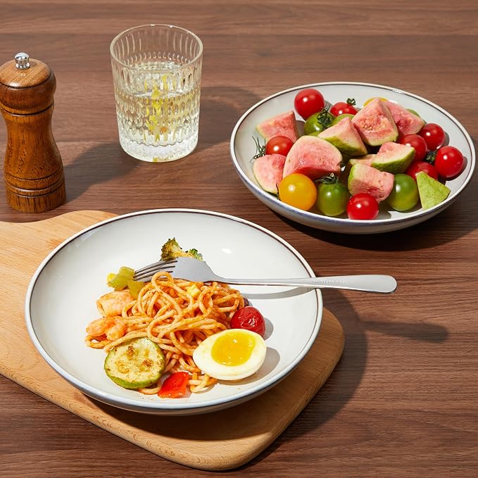 16 Piece Double Bowl Dinnerware Sets - Image 5