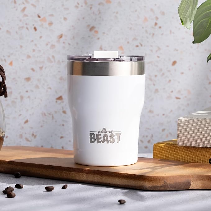 Beast 10 oz Tumbler Stainless Steel Vacuum Insulated Coffee Ice Cup Double Wall - Image 4
