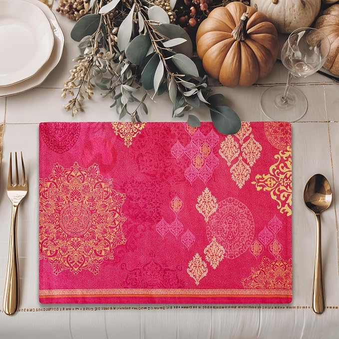 Maison d' Hermine Placemats Set of 4 Reusable 100% Cotton | Cloth Place Mats - Image 6
