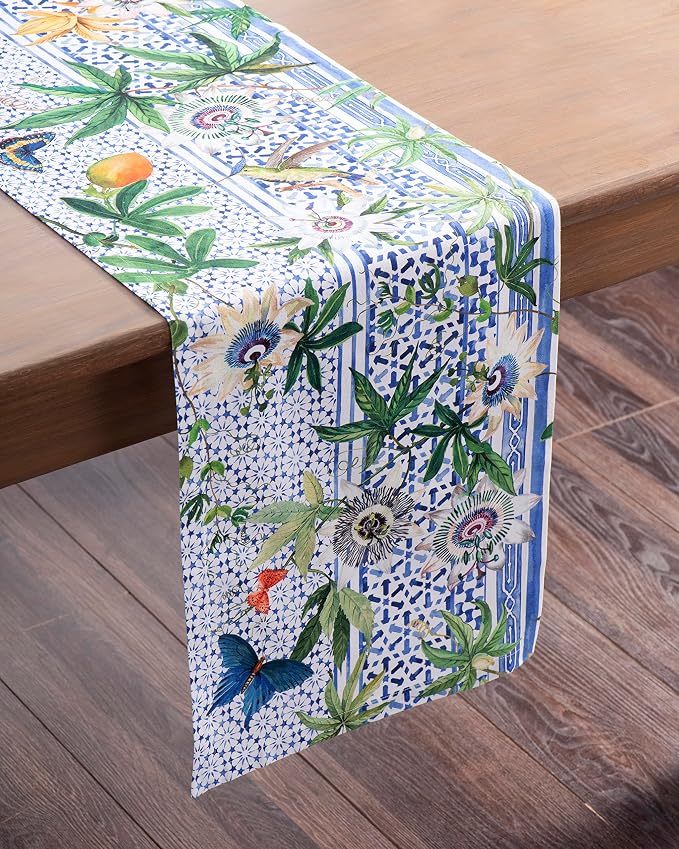 Maison d' Hermine Table Runner 100% Cotton 14.50" x 108" | Table Runners 108 - Image 7