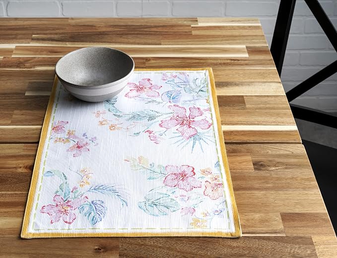 Maison d' Hermine Placemats Set of 4 Reusable 100% Cotton | Cloth Place Mats - Image 8