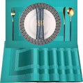 PIGCHCY Placemats Washable Woven Vinyl Placemats by PIGCHCY