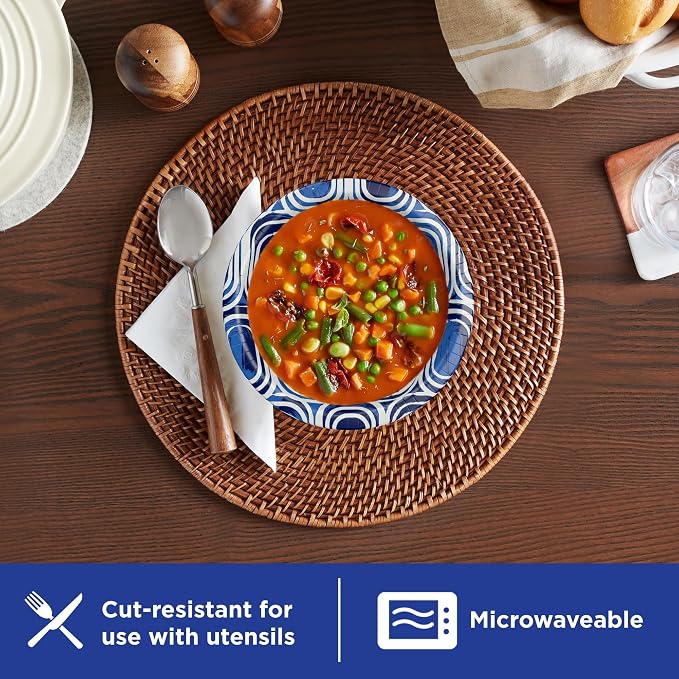 Dixie Ultra, Large Paper Bowls, 20 Oz, Microwave Safe, Compostable, Disposable - Image 4