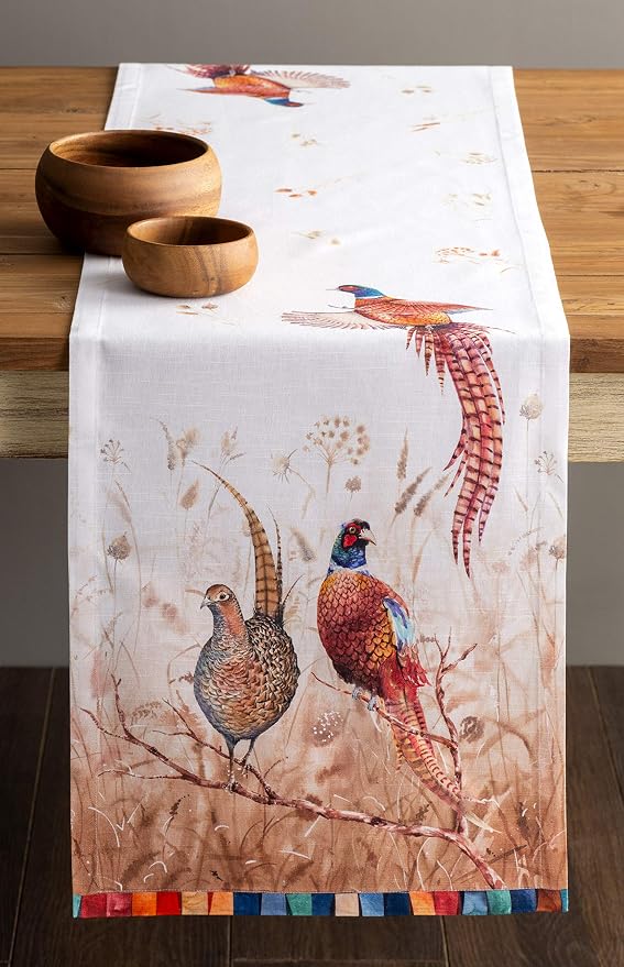 Maison d' Hermine Table Runner 100% Cotton 14.50" x 60" | Table Runners 60 - Image 9