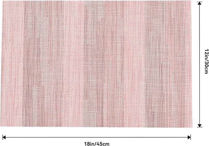 Leetaltree Misty Rose Placemats Set of 8 - Image 8