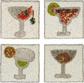 Boho Coasters for Drinks or Coffee Table, Cute Coasters for Farmhouse Style by byHomeDecorativeProduct