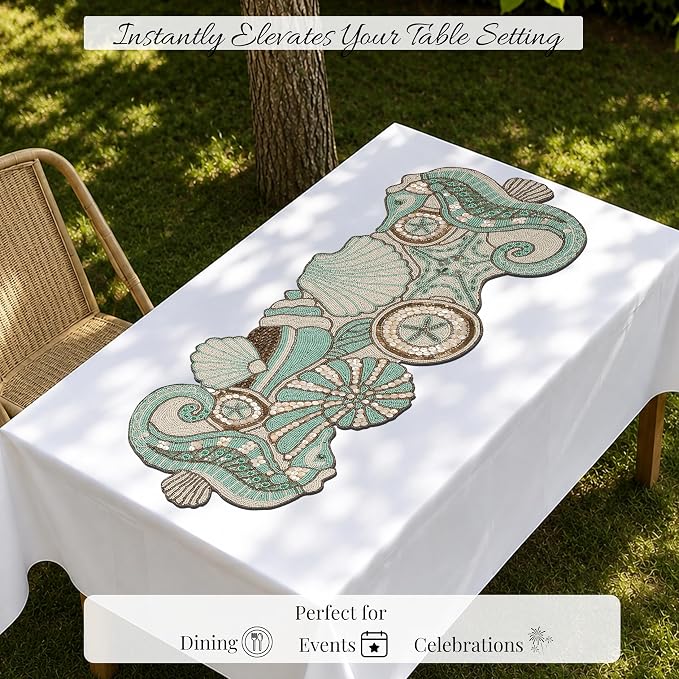 Handmade Beaded Runner 36 Inch - Image 5