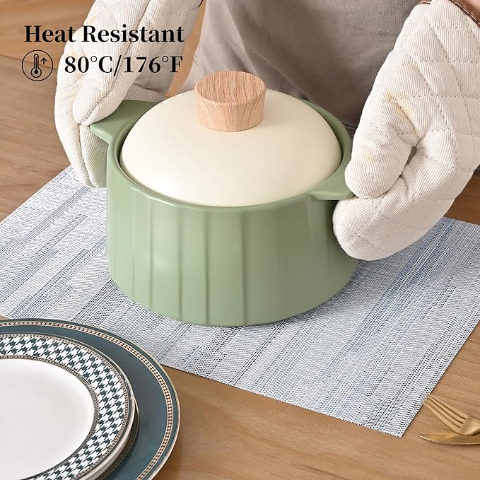 Leetaltree LightSteel Blue Placemats Set of 6 - Image 5