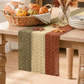 Artoid Mode Caramel Brown Coffee Farmhouse Rustic Table Runner 12x90 Inch | by ArtoidMode