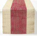 Table Runner, 13.8" × 72", 100% Natural Ramie, Handwoven | 100% Natural Ramie by GleeNflux