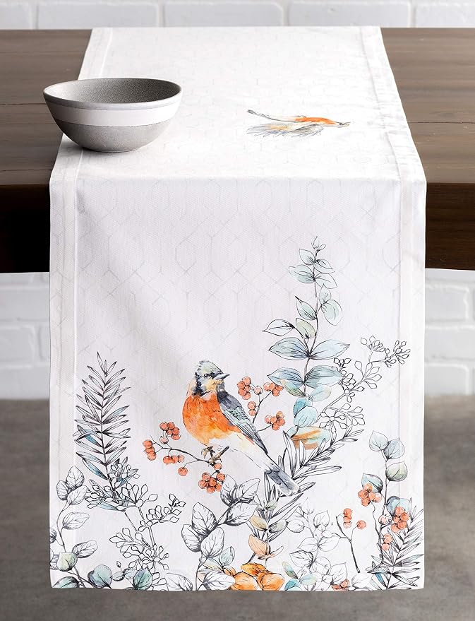 Maison d' Hermine Table Runner 100% Cotton 14.50" x 90" | Table Runners 90 - Image 9