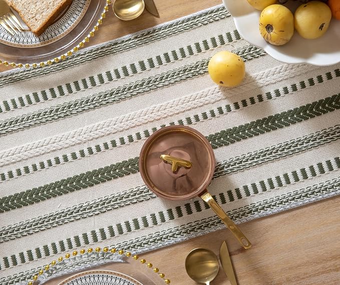 Caflife Boho Table Runner 13 x 108 Inch Long, Dining Room Home Decor - Image 6