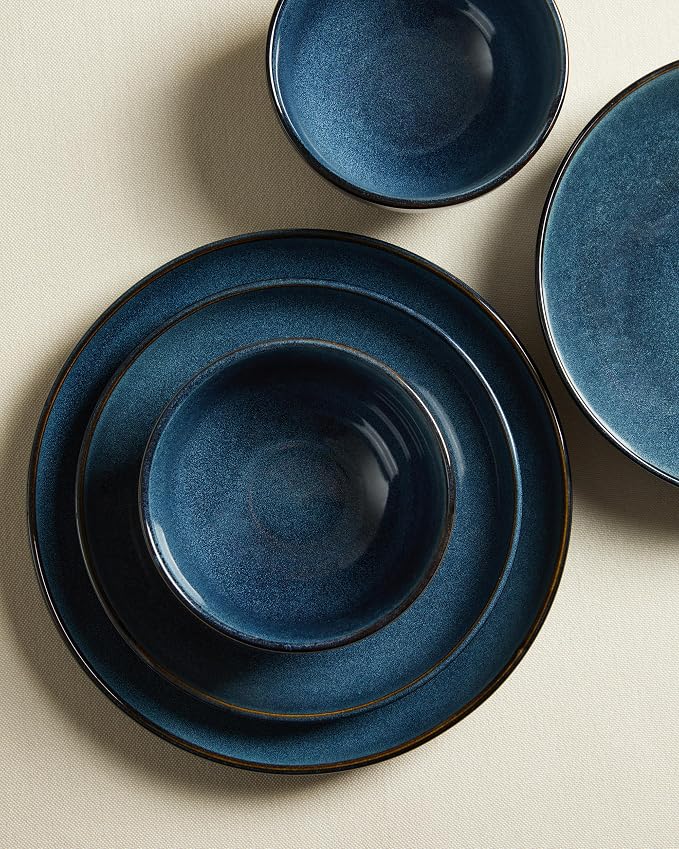 Stoneware Dinnerware Sets Service - Image 3