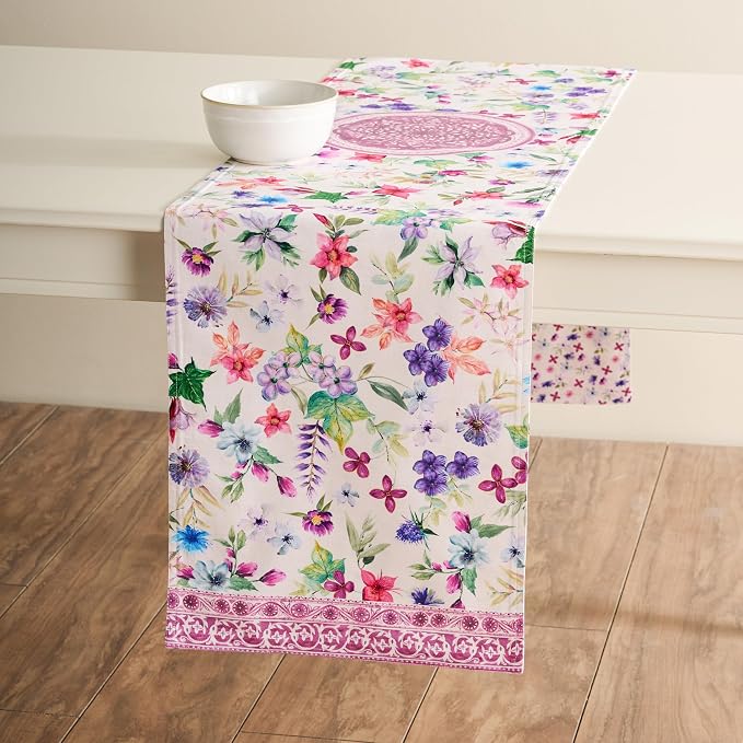 Maison d' Hermine Table Runner 100% Cotton 14.50" x 72" | Table Runners 72 - Image 7