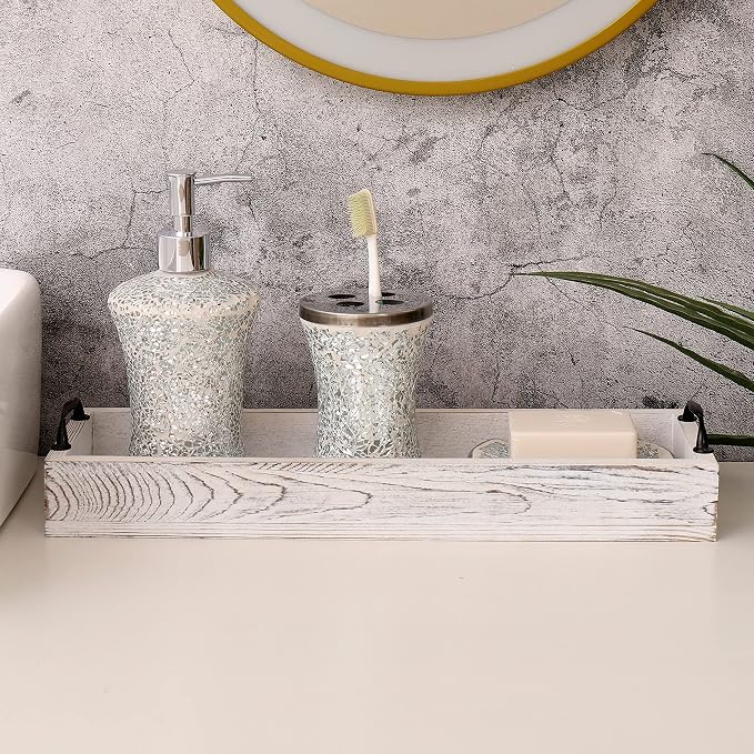Rustic Wooden Serving Trays Rectangular - Image 3
