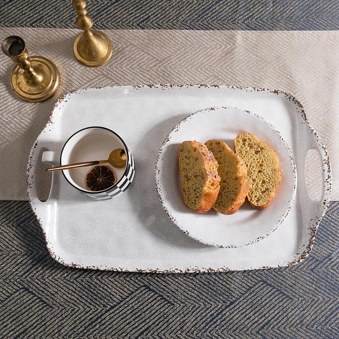 Farmhouse Melamine Serving Tray - Image 4