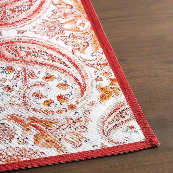 Maison d' Hermine Placemats Set of 4 Reusable 100% Cotton | Cloth Place Mats - Image 7