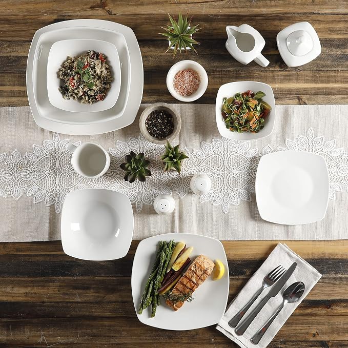 Gibson Home Zen Buffetware 39 Piece Dinnerware Set - Image 6