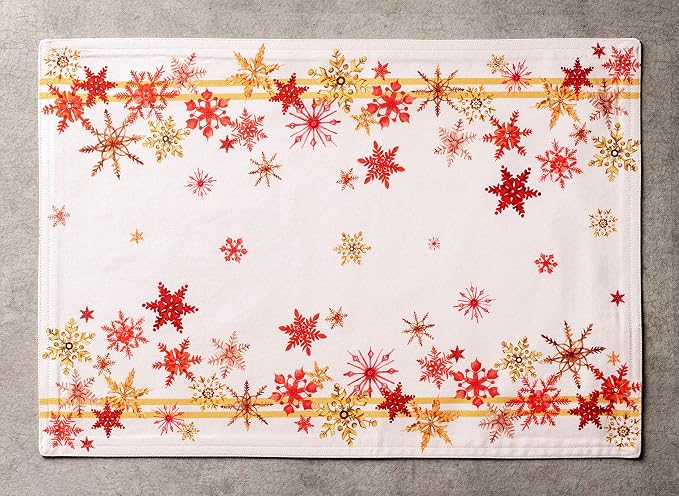Maison d' Hermine Placemats Set of 4 Reusable 100% Cotton | Cloth Place Mats - Image 7
