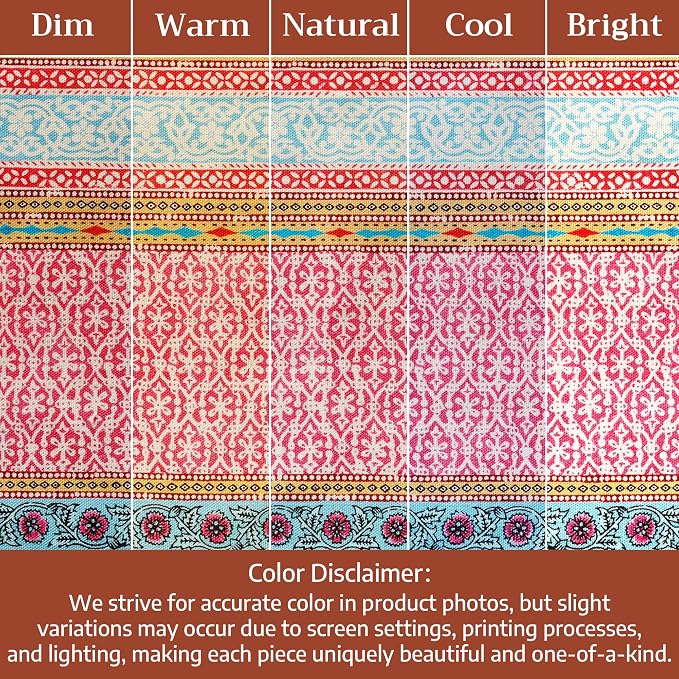 Maison d' Hermine Placemats Set of 4 Reusable 100% Combed Cotton | Cloth Place - Image 9