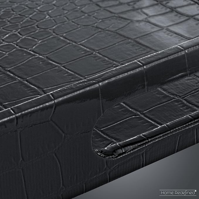 Black Leather Serving Tray - Image 7